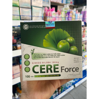 Bổ não. ngủ ngon. ăn ngon. cerefort. hộp 100 viên nang.