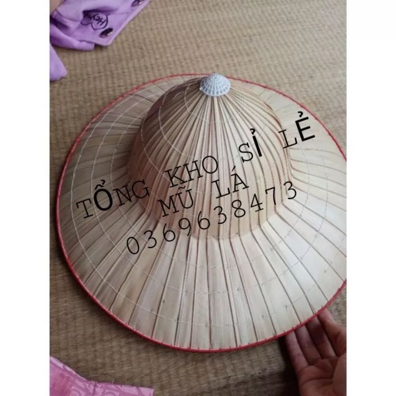2chiec nón mũ lá size  41cm tặng kèm quai