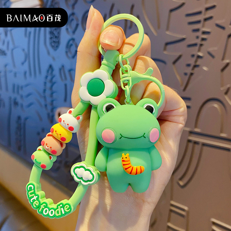 Móc khóa hình gấu đáng yêu hot trend 2023,móc chìa khóa nhiều màu sắc phong cách Hàn Quốc