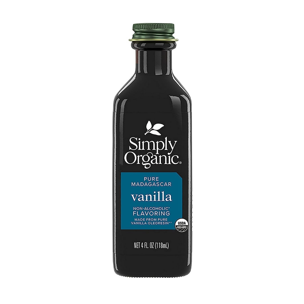 Tinh chất vanilla chiết xuất hữu cơ không cồn (Vanilla Flavoring non-alcoholic) - Simply Organic