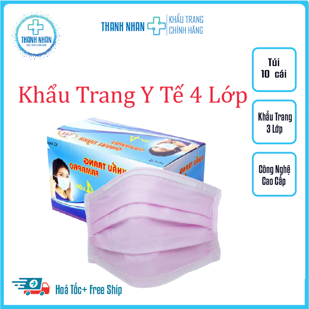 Khẩu Trang Y Tế 4 Lớp Famapro Công Ty TNHH Sản Xuất Thương Mại Thiết Bị Nam Anh