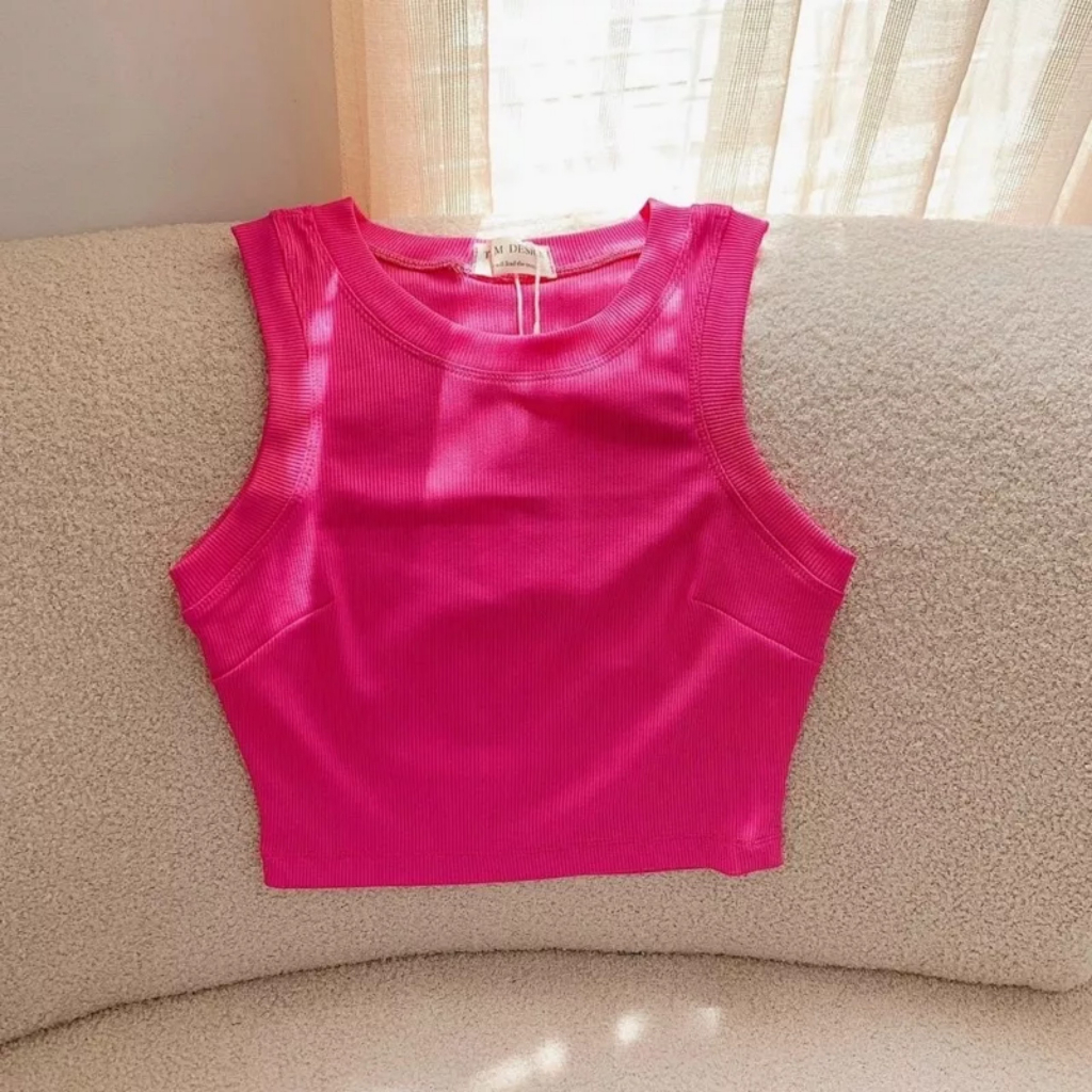 Áo Croptop Ba Lỗ Chất Vải Thun Borip Dày Dặn Thoáng Mát Thấm Hút Mồ Hôi | BigBuy360 - bigbuy360.vn