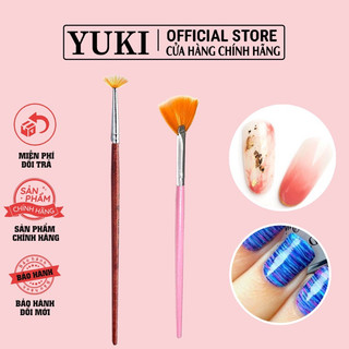 Cọ loang thưa làm móng - Cọ ombre - cọ đầu quạt - cọ kéo loang mái thưa- dụng cụ nail