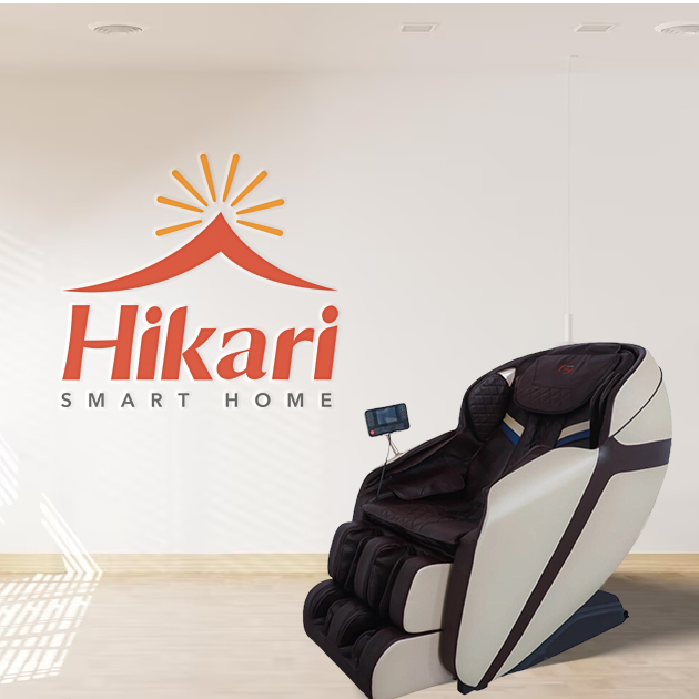 Ghế massage toàn thân HIKARI H 39 - Ghế matxa toàn thân con lăn 4D + Chính hãng + massage không trọng lực