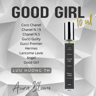 Nước Hoa Tinh Dầu Chiết Good Girl by AURA BLOOM 10ML | Tinh Dầu Chai Xịt Bỏ Túi