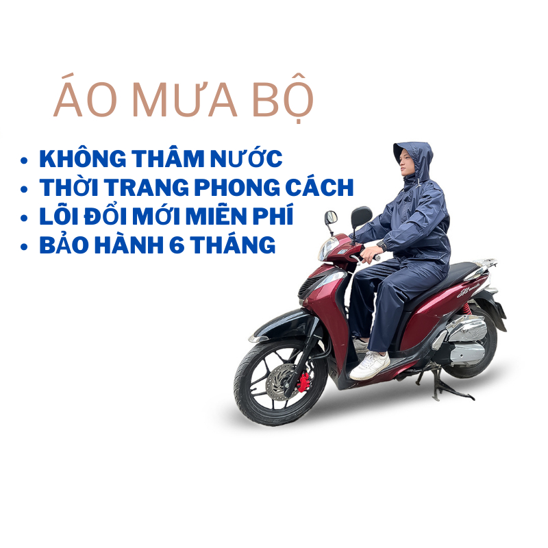 Áo Mưa Bộ Chống Thấm Nước Tuấn Phong 61B