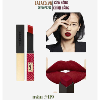 Son YSL Slim Wild Collector Crocrodile Series 119 Light Me Red 2.2gr ( Phiên Bản Đặc Biệt )