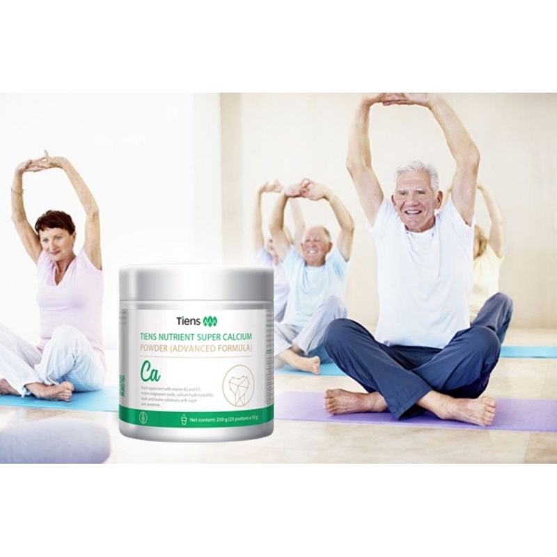 Canxi Tiens nhập khẩu Châu Âu Pháp 250g Super Calcium Powder Advanced Formula.