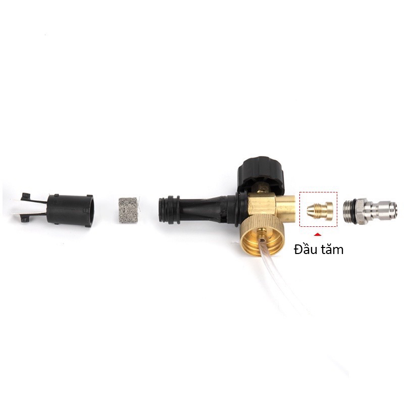 Đầu Phun Bọt Tuyết,Tâm Phun Cho Bình Bọt Tuyết Chuyên Dụng Bằng Đồng Thau