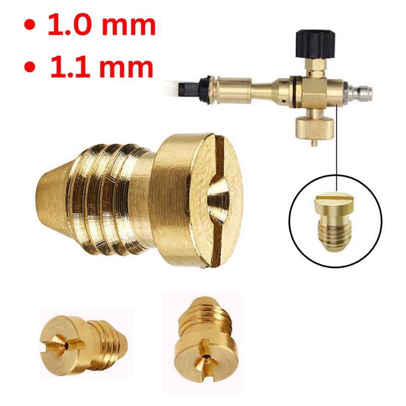 Đầu Phun Bọt Tuyết,Tâm Phun Cho Bình Bọt Tuyết Chuyên Dụng Bằng Đồng Thau