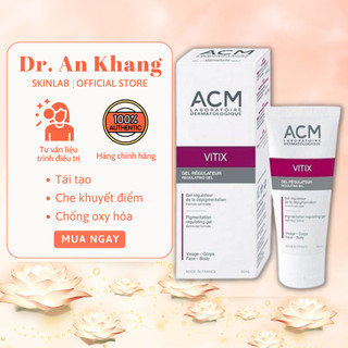 ACM Gel che khuyết điểm chàm, bạch biến Vitix Skin Camouflage Gel 50ml - Dr. An Khang