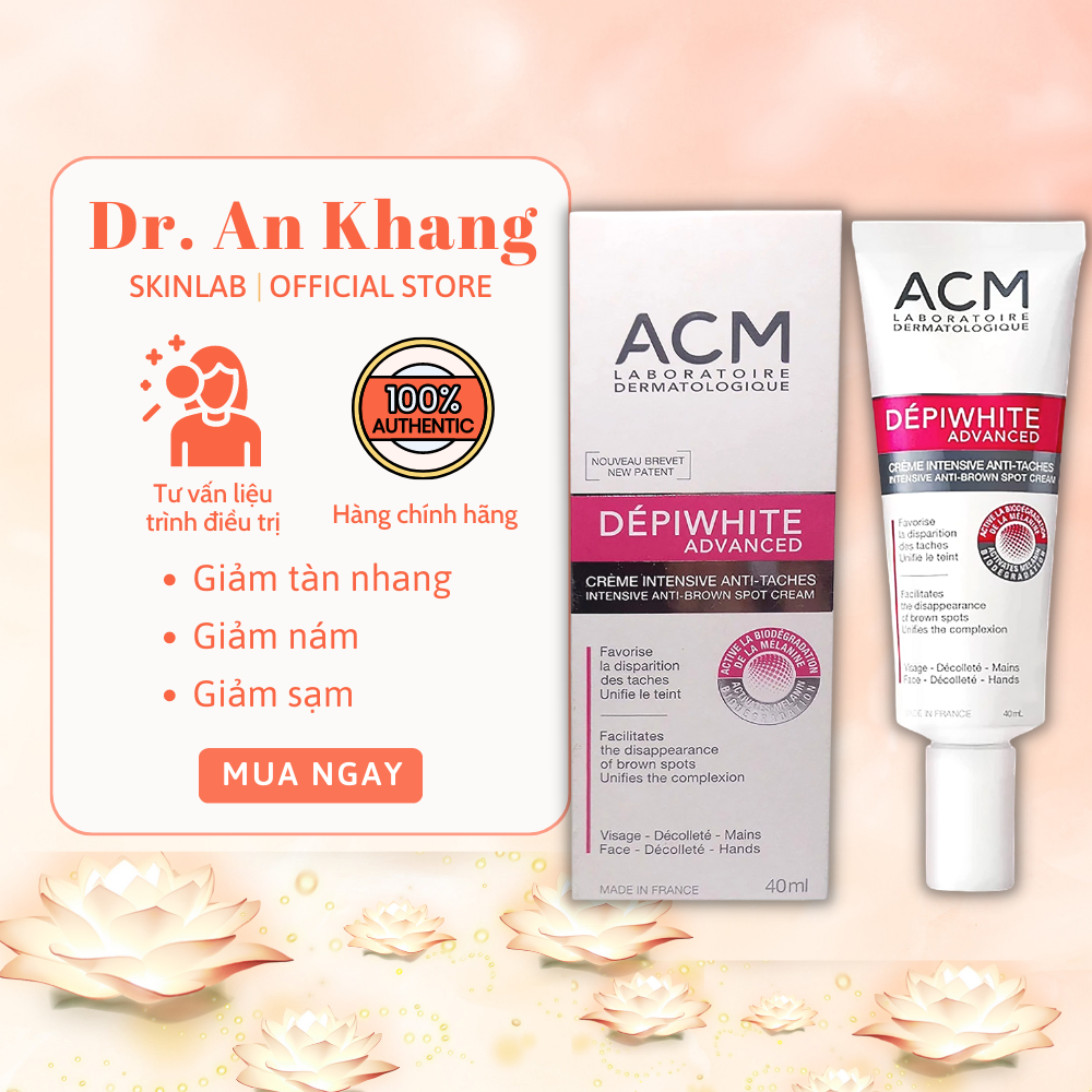 [CHÍNH HÃNG] Kem giảm nám tàn nhang da không đều màu ACM Depiwhite Advanced 40ml- Dr. An Khang