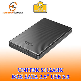 Box unitek s112abk usb 3.0 - hộp đựng ổ cứng 2.5inch