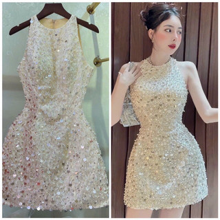 SIZE>62KG ĐẦM KIM SA LẤP LÁNH