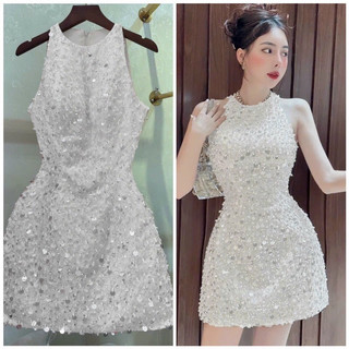 SIZE>62KG ĐẦM KIM SA LẤP LÁNH
