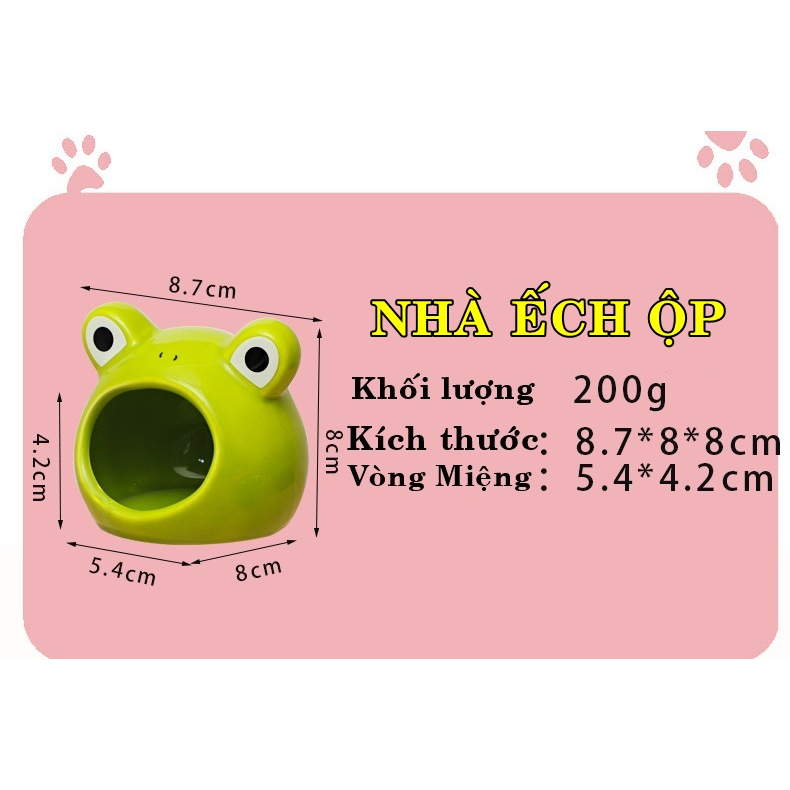 Nhà ngủ sứ cho Hamster