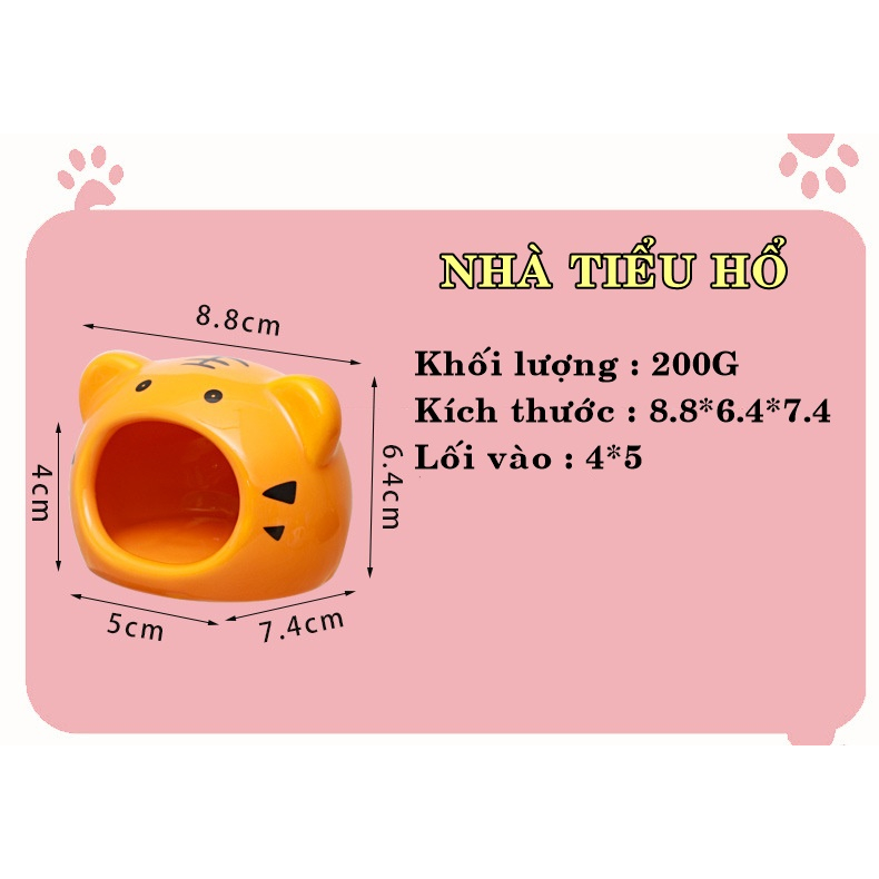 Nhà ngủ sứ cho Hamster