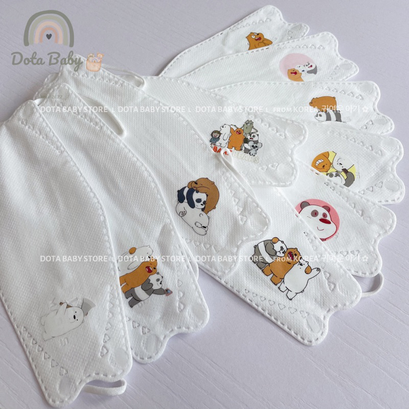 Khẩu Trang Trẻ Em Cao Cấp In Hình Baby Shark/Pinkfong Cho Bé Từ 0 - 12 Tuổi