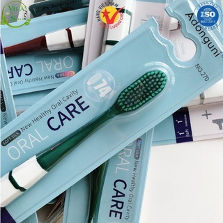 Sỉ 1 hộp gồm 30 chiếc bàn chải đánh răng - mã 270  và có 4 mầu như hình - lông bàn chải mềm - mẫu mã đẹp