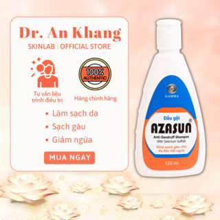 Dầu gội đầu loại sạch gàu Azasun 1% 120ml - Dr. An Khang