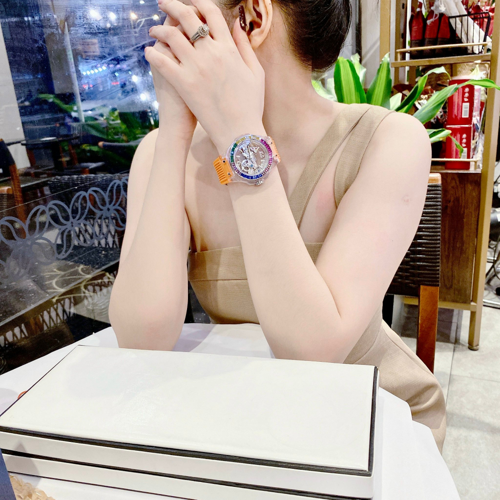 Đồng Hồ Nam Nữ Unisex Hanboro Automatic HBR 986 , Size 42mm fullbox