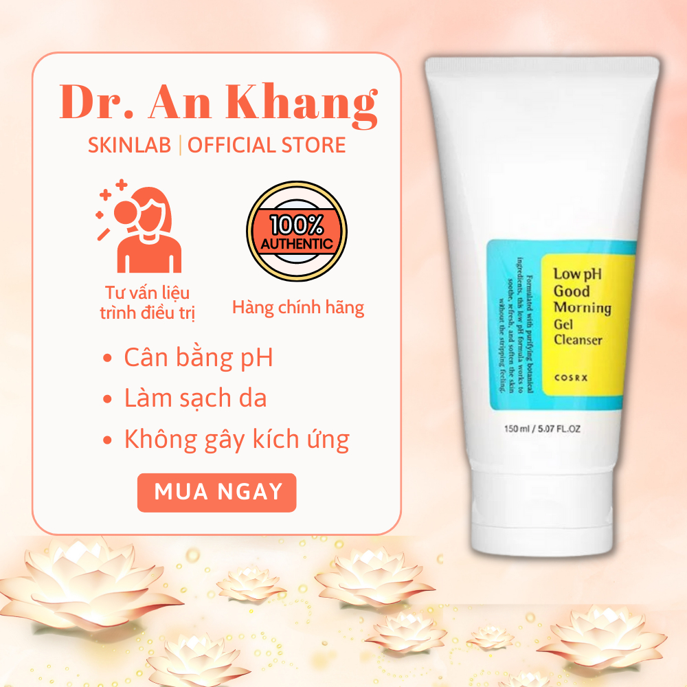 Sữa Rửa Mặt Cosrx Low PH Good Morning Gel Cleanser 150ML, SRM COSRX Dạng Gel - Dr. An Khang