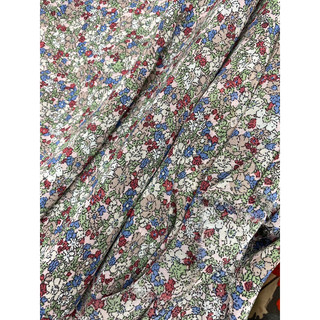 Vải voan chiffon hoa cúc nhí MS7609