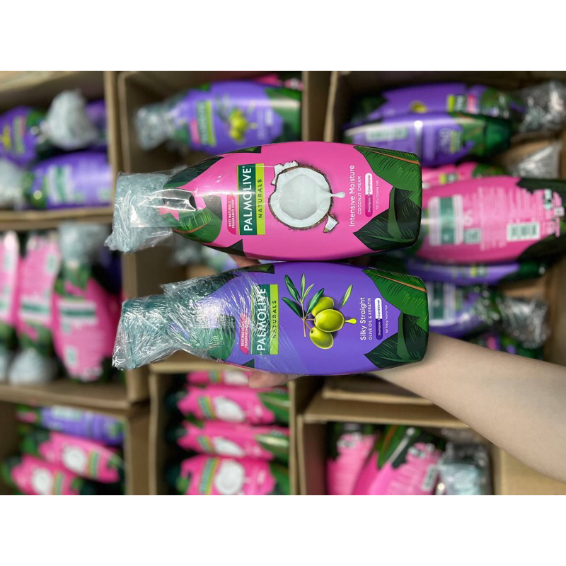 🎁 Dầu gội Palmolive Naturals chiết xuất thiên nhiên Suôn Mượt Óng ả 600ml - MÀU TÍM 🎁