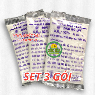 [3 GÓI] PHÂN BÓN LÁ RA HOA SỚM - PHÂN KHOÁNG KALI HÒA TAN