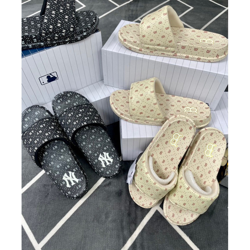 (Híu)Dép MLB MONOGRAM 2023 phân khúc cao cấp (full box)