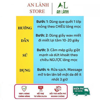 Combo Wax Lông Cỏ Ba Lá 400G + Mỡ Trăn Cỏ Ba Lá 5ML [ Tặng giấy và que wax ] Giúp Triệt Sạch Lông Chân Tay Nách Bikini..