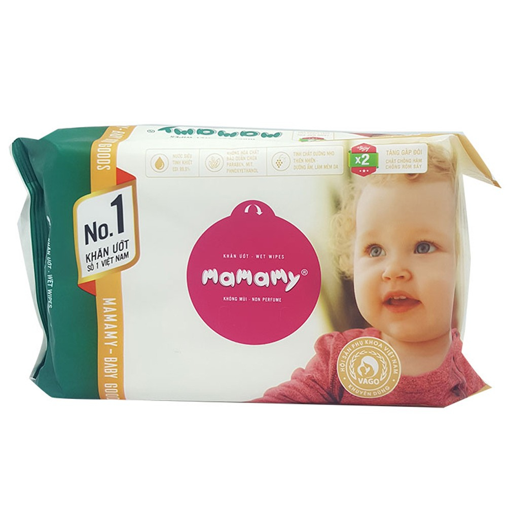 Khăn Giấy Ướt Mamamy Không Mùi - 100 Tờ , dautayshop.vn