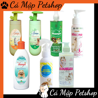 Sữa tắm trị ve, rận, bọ chét cho chó mèo, Sữa tắm trị nấm, viêm da cho chó mèo Vimedim nhiều loại