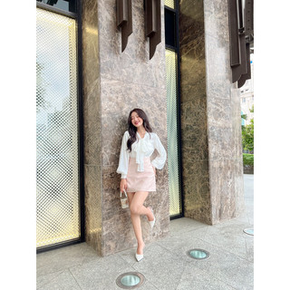 Áo sơ mi lụa tay phồng LUCET Kate Shirt