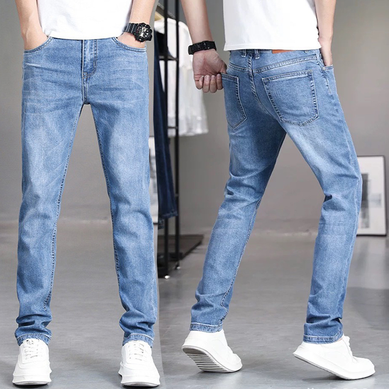 Quần Jeans nam REDTIMISM dáng basic Slim Co Giãn Tốt, Không Bai Xù, Bền Màu, Phom Trẻ Trung