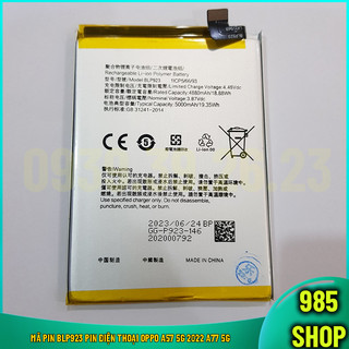 Mã pin blp923 - pin điện thoại oppo a57 5g 2022 oppo a77 5g - 985 shop