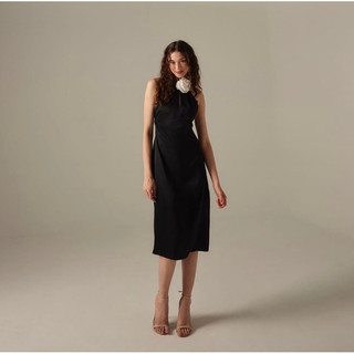 Váy/đầm lụa yếm hoa cao cấp Rosane Dress