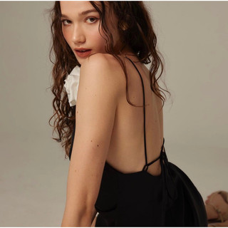 Váy/đầm lụa yếm hoa cao cấp Rosane Dress