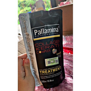 Hấp dầu Pallamina Collagen Keratin Complex 500ml NEW (dạng túi)