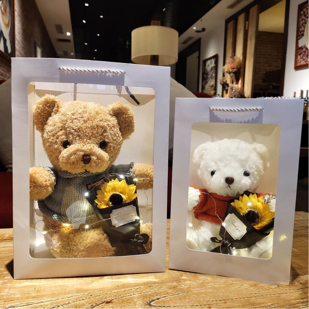 Gấu Bông Teddy Head Tales Thú Nhồi Bông Vải Mềm Mịn - Quà Tặng 8/3, Valentine ,Giáng Sinh, 20/10 HUNA SHOP