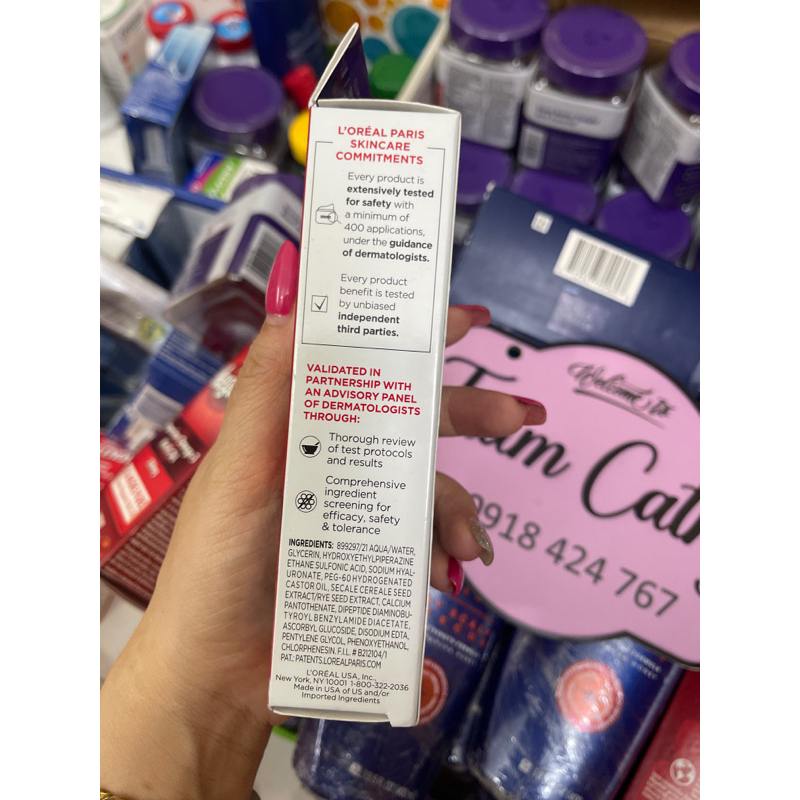 Serum dưỡng ẩm chống lão hoá da Loreal Revitalift Derm Intensives 1,5% pure Hyaluronic Acid 30ml