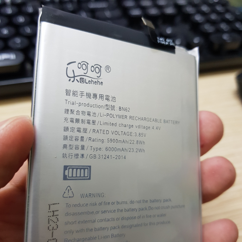 Pin lehehe dành cho Xiaomi redmi note 9 - 4G / 5G / pocco M3 mã BN62, bảo hành 6 tháng