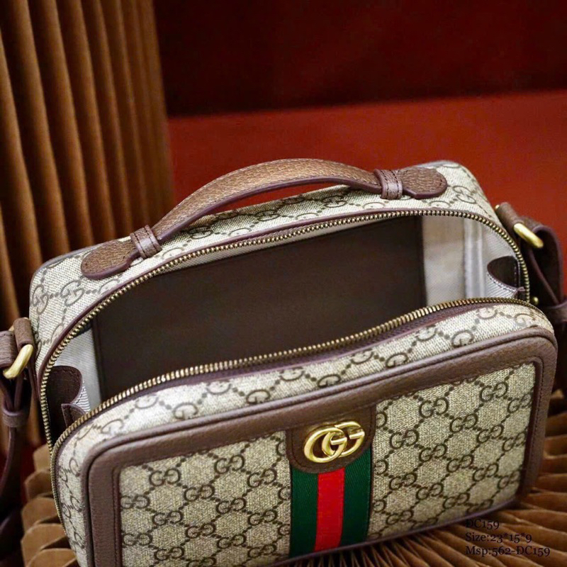 Túi đeo chéo Gc hàng Quảng Châu loại 1, dòng unisex sz 25cm