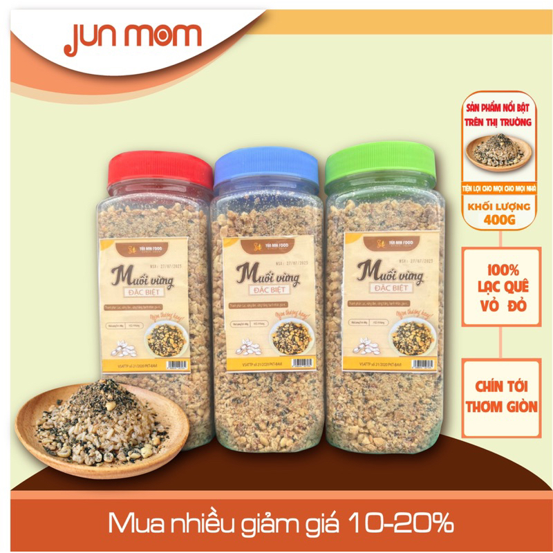 Muối Vừng Lạc Chay Dinh Dưỡng Đặc Biệt 400g GVB.