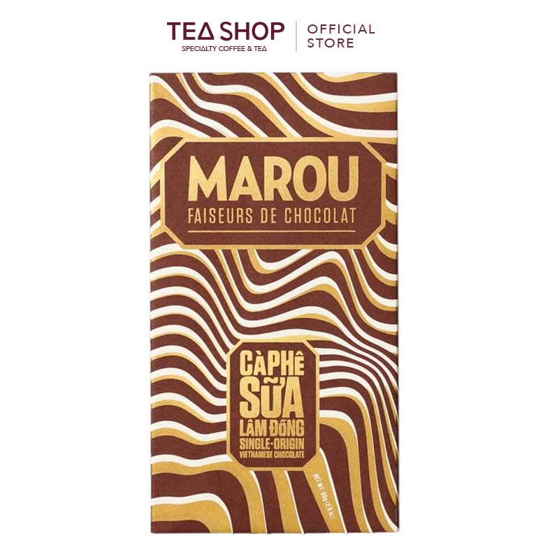 MAROU: Socola Cà Phê Sữa - Thanh 80g