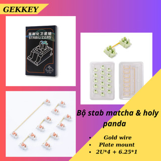 Bộ stab Matcha & Holy panda - Plate mount - Thanh cân bằng cho bàn phím cơ.