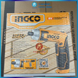 Máy bắn vít mini dùng pin 8V INGCO CSDLI0802