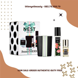 Gift sephora - Set 3 món mini gồm nước hoa và nến Nest
