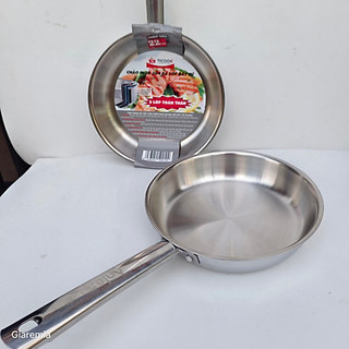 Chảo Inox 304 TICOOK 3 Đáy CAO CẤP XỊN XÒ - Chảo đáy từ inox 304 dùng mọi loại bếp 