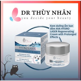 Kem dưỡng ẩm ban đêm AVA HYDRO LASER regenerating cream with prolonged effects 50ml
